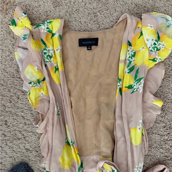 Majorelle Sweet Pea Dress in Tan Lemon - Picture 3 of 3